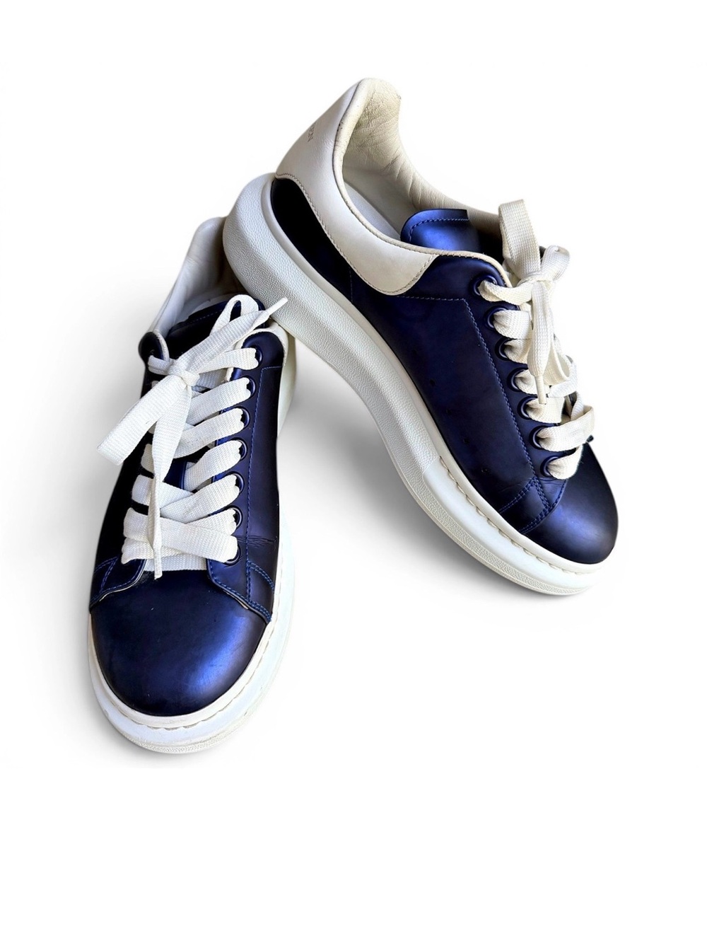 Alexander McQueen Electric Blue Oversize Sneakers